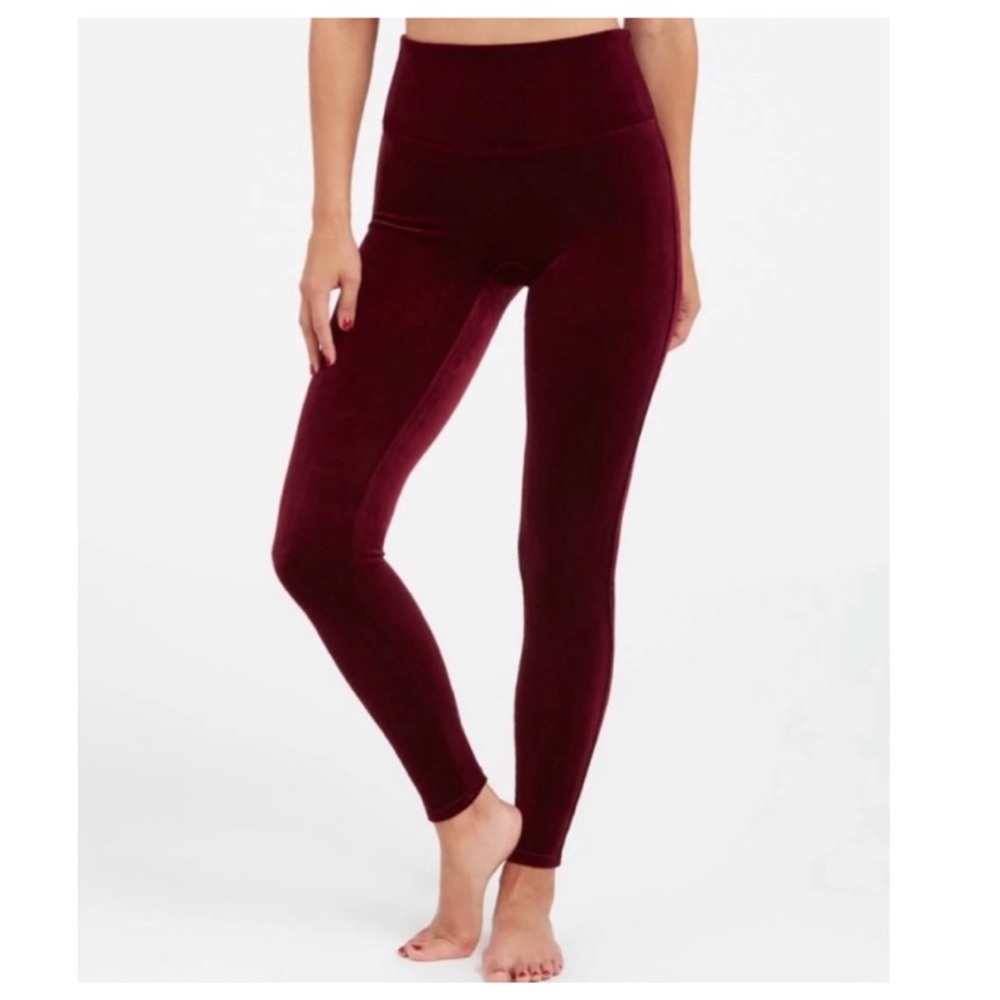 SPANX Velvet Contoured Power Waistband Shapewear Leggings in Size XS Brand New